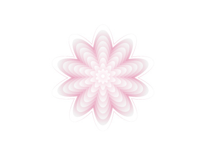 Pink flower design experiment girly gradient graphic illustrator monday pattern pink vector art