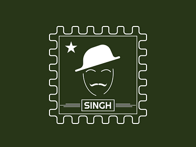 Bhagat Singh abstract digital art digitalart icon illustration minimal vector