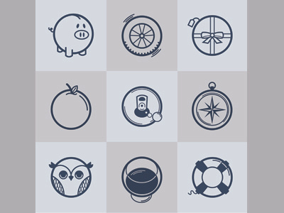 Industry Icons circle clean icon simple