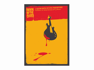 Guitar Battle Poster