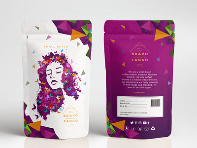 Bravo Tango Coffee brew coffee coffee design graphic design label design packaging