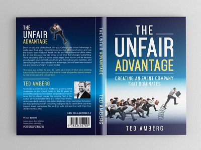 Book Cover-The Unfair Advantage book cover design graphic design
