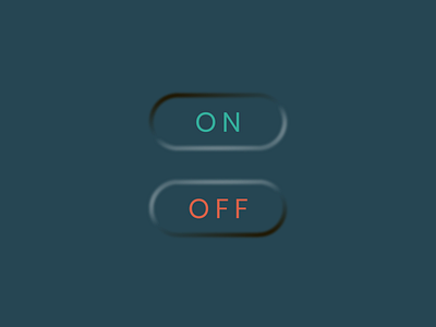 On/Off Switch - DailyUI 015 app dailyui dark theme illustration interface light theme minimal minimalist neumorphic neumorphism office on on off switch ui ux