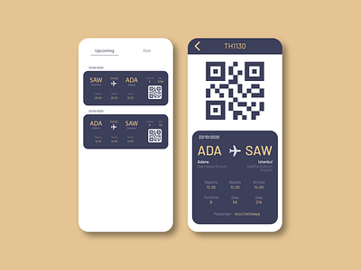 Boarding Pass - DailyUI 024