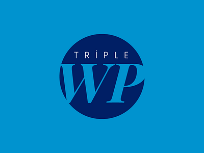 TripleWP design illustration logo vector