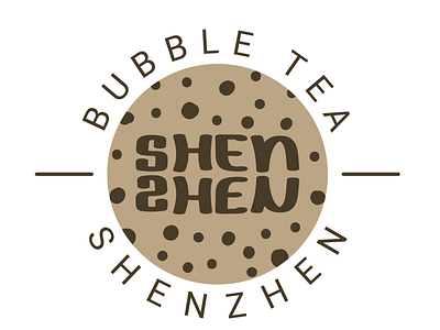 Shenzhen Bubble Tea branding design icon illustration logo vector