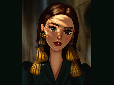 Character Anya Taylor Joy anyataylorjoy art character characterdesign game art girl illustration