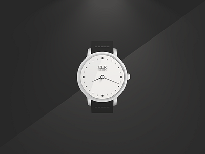 CLR · Custom Watch Illustration agency clr color illustration s2 stellartwo watch watch design