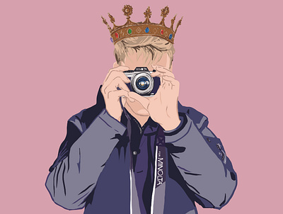 King of the Camera clip studio paint corel draw coreldraw wacom coreldraw wacom sketch design digital art digital drawing digital illustration digital painting digitalart digitaldesign digitaldraw wacom tablet