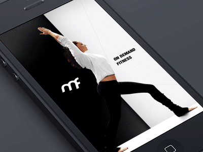 Fitness app animation app black clean fitness iphone minimal ui ux white