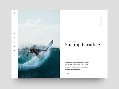 Skin design update app clean landing microsite minimal surf typography ui ux web white