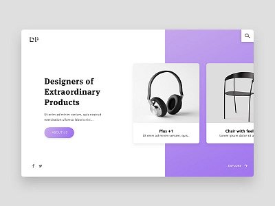 Products Landing Page