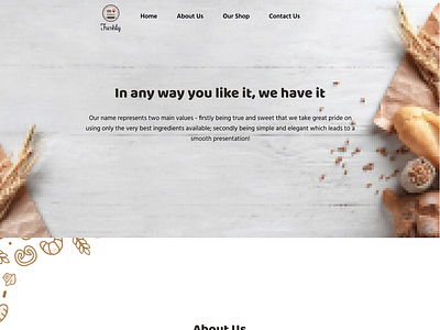 (2020) Bakery Landing Page