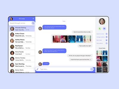 Daily UI 013 Direct Messaging