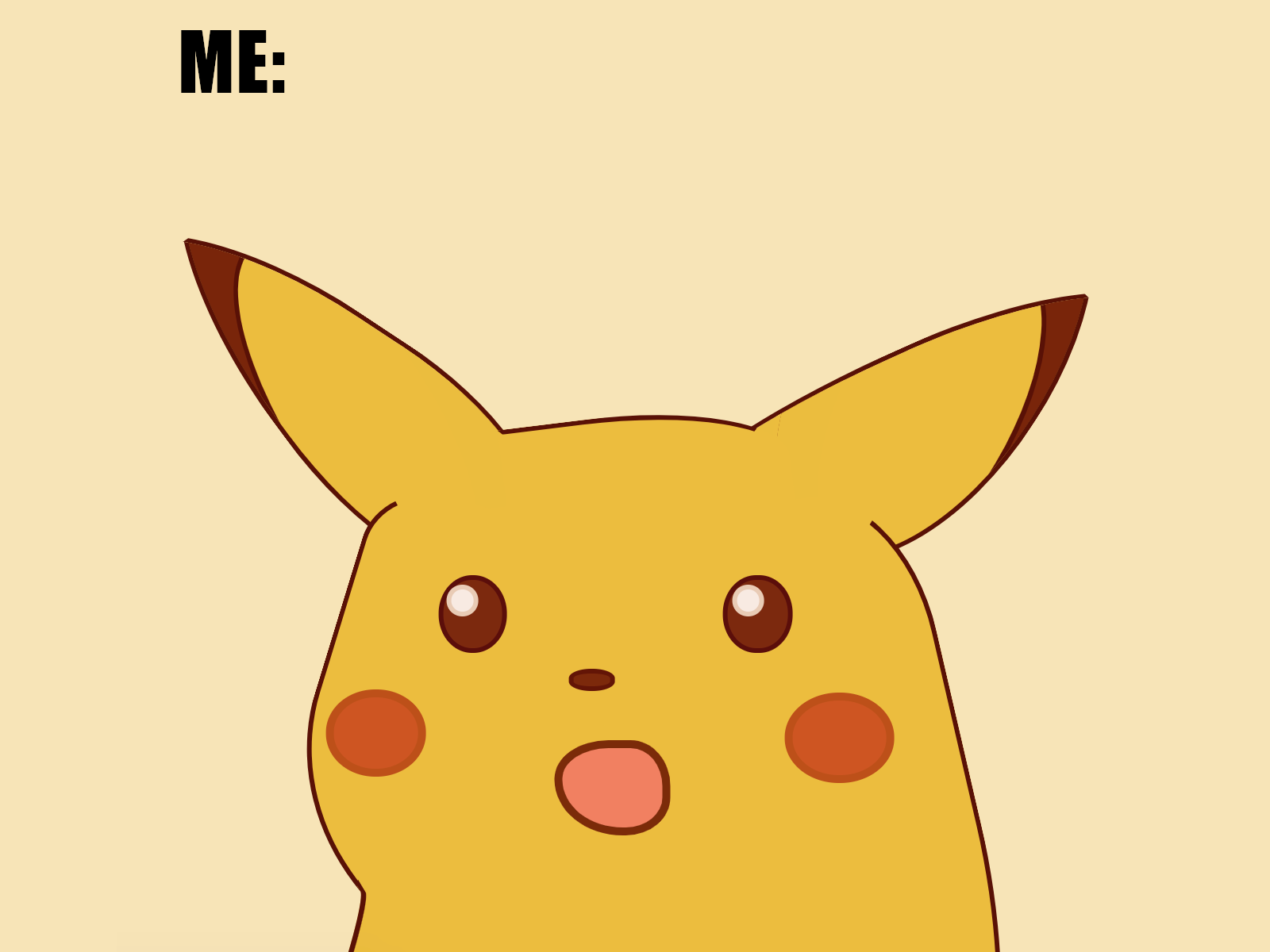 Pixilart - Surprised pikachu meme by Creativity1012