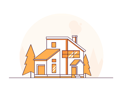 Line House building cartoon css css art css drawing css3 house html html css html5 illustration illustration art minimal vector vector art