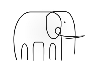 Elephant animal cartoon css css art css drawing css3 elephant html html css html5 illustration illustration art line line drawing minimalist minimalistic vector vector art