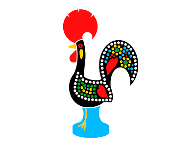 Rooster of Barcelos animal barcelos cartoon css css art css drawing css3 galo html html css html5 illustration illustration art legend portugal rooster
