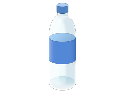 Water bottle bottle css css art css drawing css3 html html css html5 illustration plastic vector water