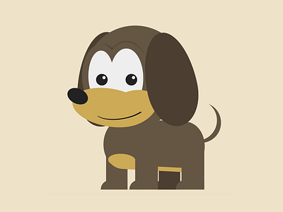 Puppy animal character css css art css drawing css3 dog html html css html5 illustration puppy vector