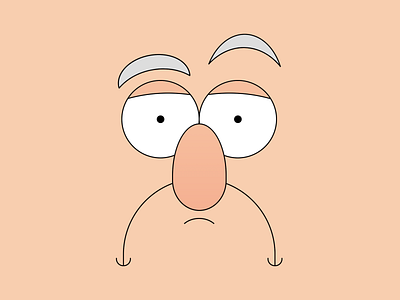 Unimpressed cartoon cartoon character character css css art css drawing css3 face html html css html5 illustration unimpressed vector