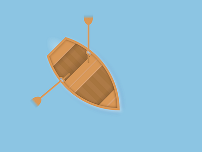 CSS Boat boat cartoon css css art css drawing css3 html html css html5 illustration oar sea ship vector