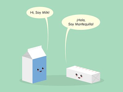 Joke butter cartoon css css art css drawing css3 html html css html5 illustration joke milk soy milk vector