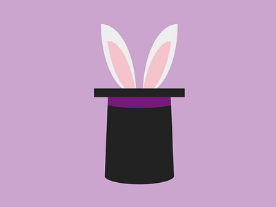 Rabbit in a hat css css illustration css3 html html5