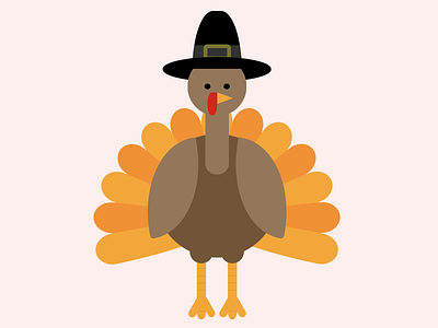Thanksgiving Turkey animal cartoon css css art css drawing css3 html html css html5 illustration pilgrim thanksgiving thanksgiving day turkey vector