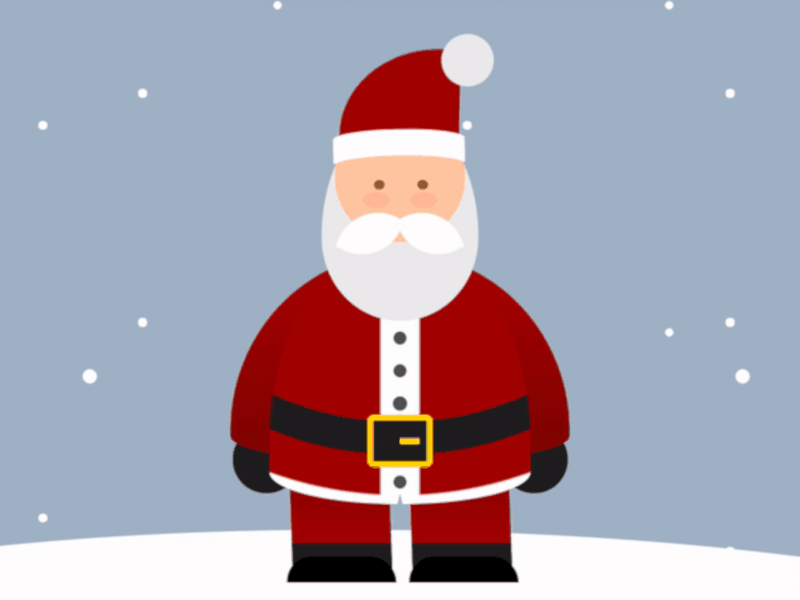 Beautiful Christmas Papa Noel Drawing Vector Portrait · Creative Fabrica