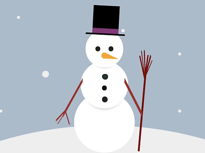 CSS Snowman