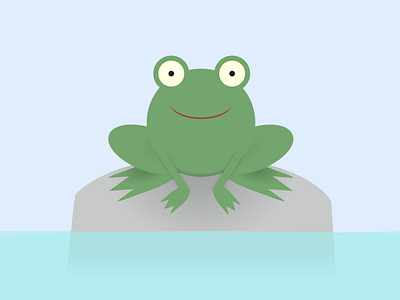 CSS Frog amphibian animal cartoon css css art css drawing css3 frog html html css html5 illustration rana toad vector vector art