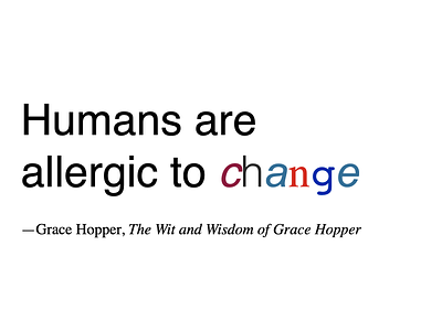 Humans are allergic to change animation css css drawing css3 design html html css html5 illustration quote