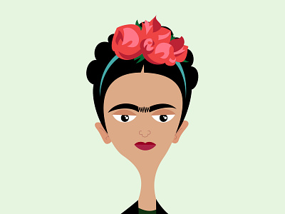 Frida animated cartoon artist cartoon character design frida frida kahlo illustration painter person svg teacher assistant vector
