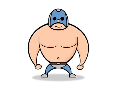 CSS Mexican Wrestler cartoon codepen css css art css drawing css illustration css3 html html5 illustration lucha libre luchador mejico mexican mexican wrestler mexico ui vector web development wrestler