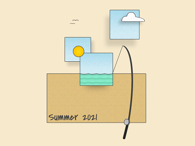 CSS Summer 2021 beach cartoon css css art css drawing css noise css3 html html css html5 illustration noise summer ui vector