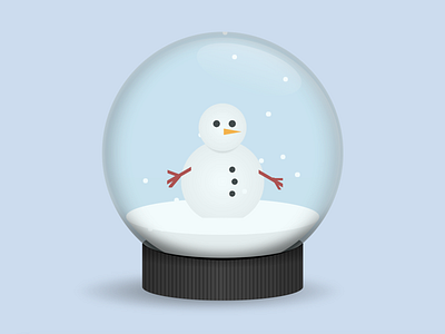 CSS Snowglobe cartoon christmas css css art css cartoon css drawing css illustration css3 html html5 illustration snow snow globe snowglobe snowman vector