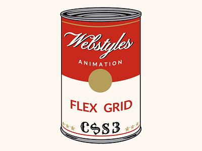 CSS Art: Can of CSS Soup