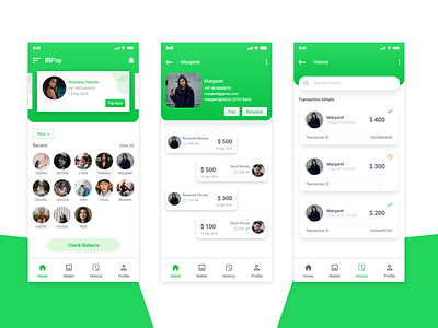 Mpay app branding design ui ux