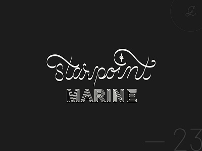 — #dailylogochallenge | 023 boat chiseled font dailylogochallenge graphic design lettering logo logo design logotype retro font ribbon typography