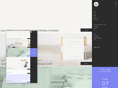 wasten — web design adobe xd web web design