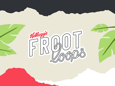 froot loops — logo branding cereal concept froot loops graphic design identity illustration kellogg logo logo design logotype redesign typography