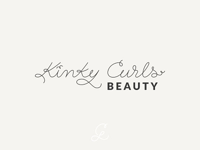 — kinky curls beauty beauty business concept curls decorative design local local local design logo logo design logofolio logotype redesign