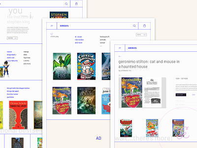 borders | web pages anime books branding childrens books concept ecommerce ecommerce design graphic design ui ux web design website website design