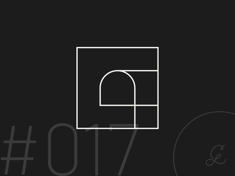 — #dailylogochallenge | 017 graphic design minimal architecture shape arch arc geometric logo design logo dailylogochallenge