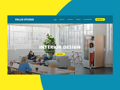 Landing Page Interior Design Studio