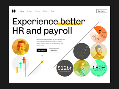 Pezpay - Financial Hero Exploration bank financial fintech graphic design header hero hero image homepage hr interface landing page money payment payroll ui venture capital web web design website