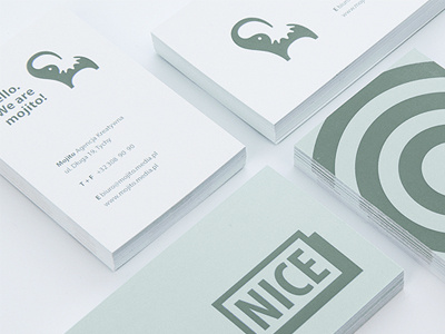 Mojito business card animal business card design elephant logo mojito turbinski