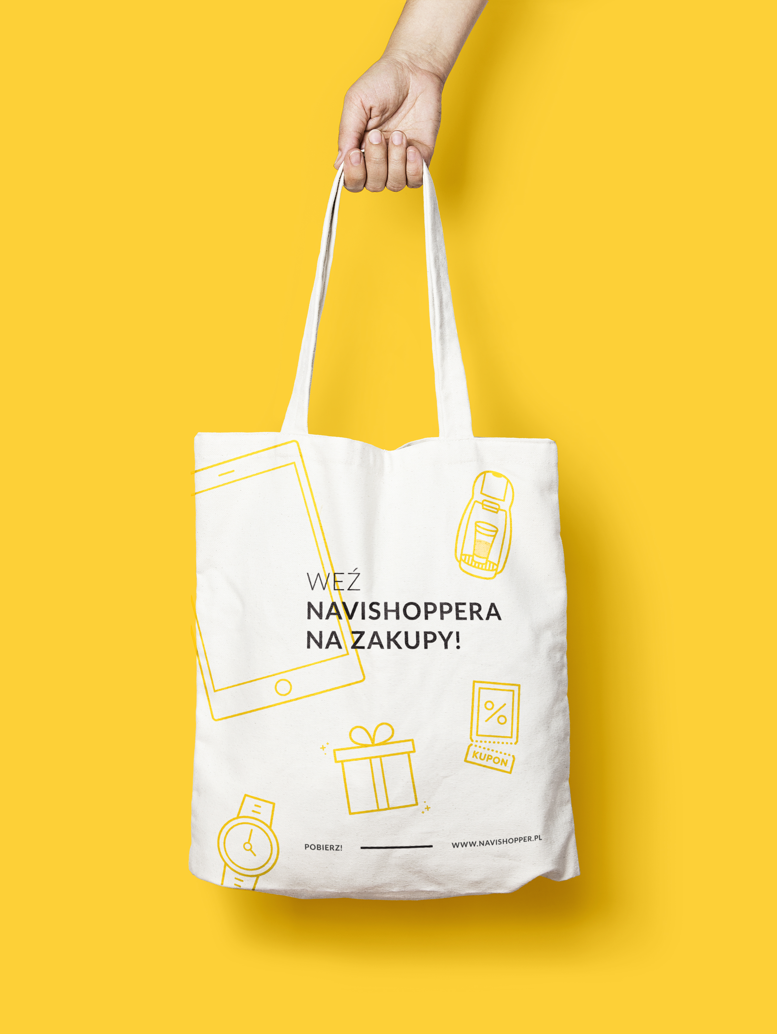 Navishopper shopping bag by Mateusz Turbiński on Dribbble