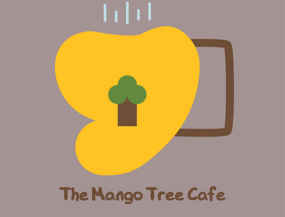 'The Mango Tree Cafe' Logo Design Concept. adobe illustrator branding cafe logo graphic design graphicdesign illustrator logo logo concept logo design logodesign logos logotype vector